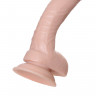 Реалистичный фаллоимитатор RealStick Nude, PVC, телесный, 18 см