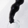 Стимулятор простаты Sexus Glass, стекло, чёрный, 17 см