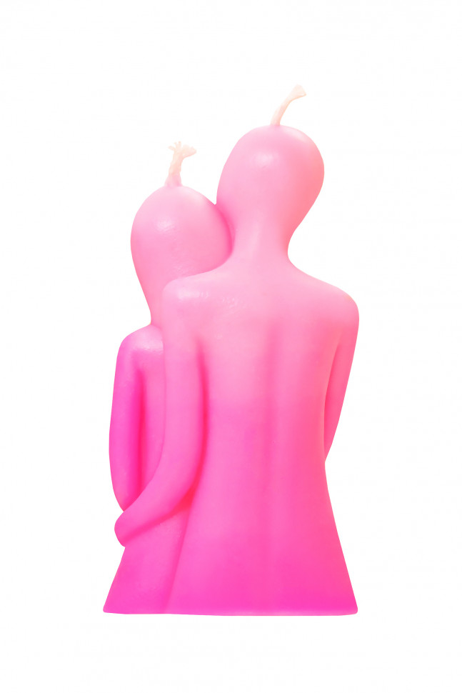 Свеча интерьерная Штучки-Дрючки "Пара", розовый, 95г