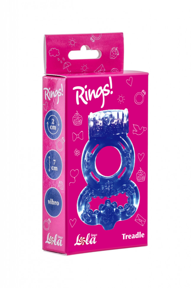 Эрекционное кольцо Rings Treadle white 0114-60Lola