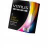 Презервативы Vitalis, premium, цветные, аромат, 18 см, 5,3 см, 3 шт.