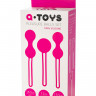 Вагинальные шарики A-Toys by TOYFA Redvil, силикон, розовые, 16,5 см