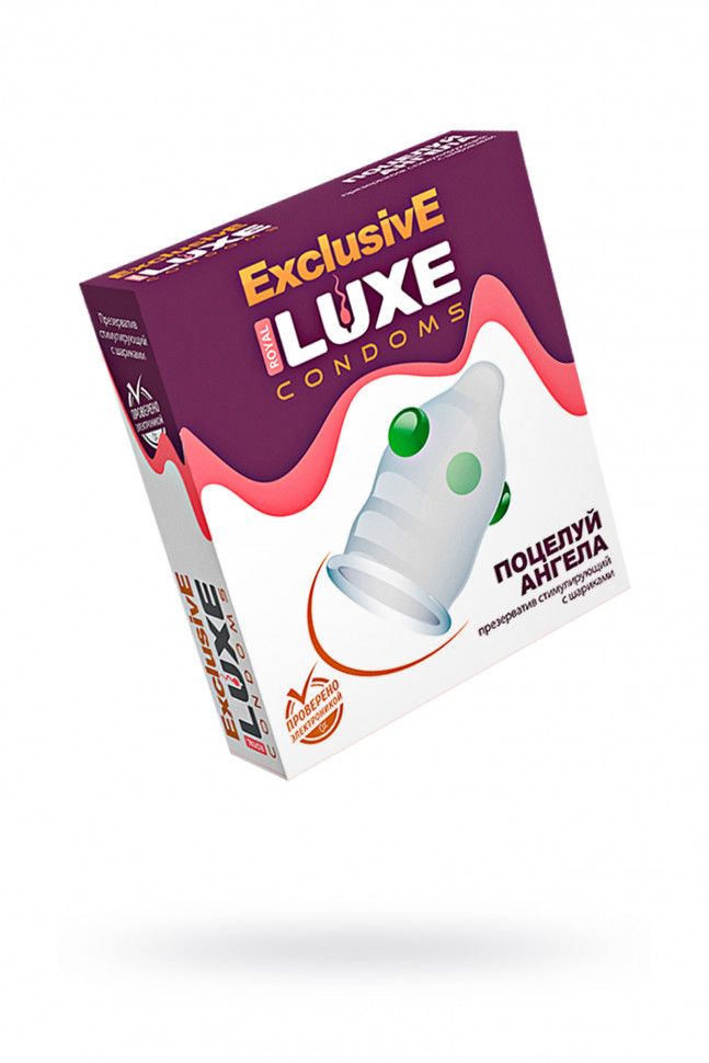 Презервативы Luxe, exclusive, «Поцелуй ангела», 18 см, 5,2 см, 1 шт.