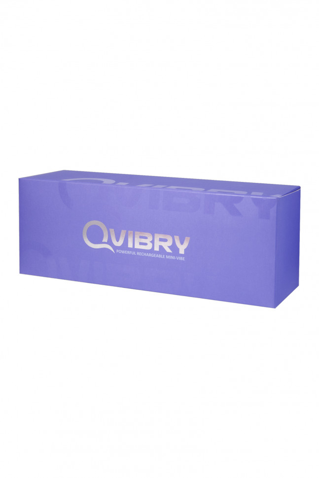 Вибратор клиторальный Qvibry 4Gb USB памяти, силикон, красный, 12 см