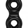 Виброкольцо на пенис Bathmate Eight, elastomex, чёрное, Ø4-5 см