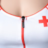 Костюм медсестры Candy Girl Angel (платье, стринги, головной убор, стетоскоп), белый, XL