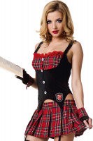 Костюм школьницы Le Frivole, красный, S/M