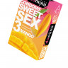 Презервативы Domino, sweet sex, латекс, манго, 18 см, 5,2 см, 3 шт.
