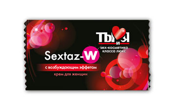 Крем возбуждающий Sextaz-W для женщин, 1,5 г, 20 шт. в упаковке