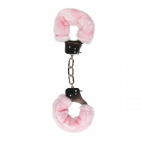 Наручники с Мехом Easytoys Furry Handcuffs Pink ET258PNK