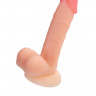 Фаллоимитатор RealStick Silicone Chris H, телесный, 17,5 см