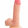 Фаллоимитатор RealStick Silicone Chris H, телесный, 17,5 см