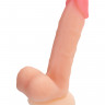 Фаллоимитатор RealStick Silicone Chris H, телесный, 17,5 см
