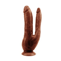 Фаллоимитатор Dark Magic Dual Penis Brown CN-711784645