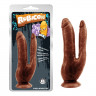 Фаллоимитатор Dark Magic Dual Penis Brown CN-711784645