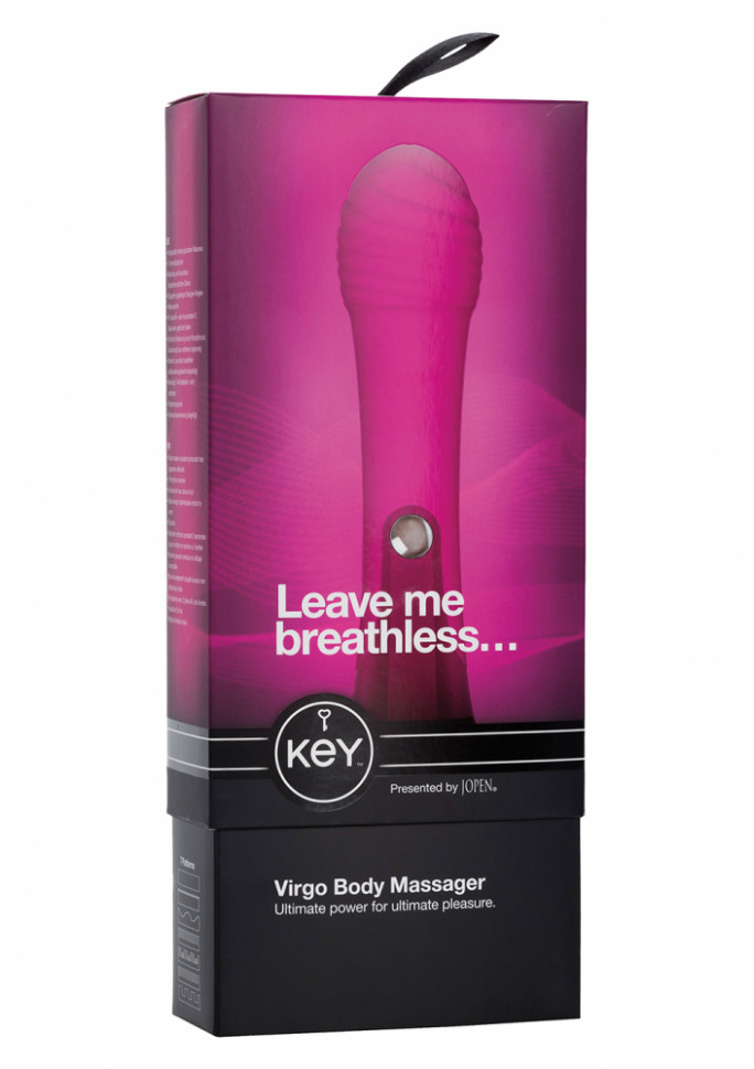 Вибратор KEY VIRGO ROBIN EGG RASPBERRY PINK 8048-00BXSE