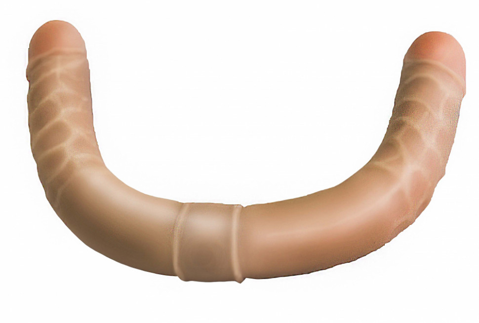 Двойной фаллоимитатор неоскин в коробке 931303ru