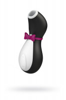 Вакуум-волновой бесконтактный стимулятор клитора Satisfyer Pro Penguin NG, ABS пластик+силикон, черный, 11,5см