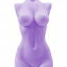 Интерьерная свеча Pecado BDSM «женский торс» фиолетовая, 850 гр.