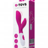 Вибратор с клиторальным стимулятором TOYFA A-Toys Lilu, силикон, розовый, 20 см