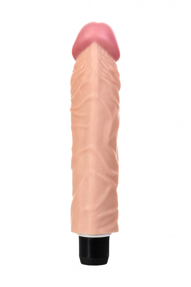 Вибратор реалистичный многоскоростной, Штучки-дрючки, 22,5 см