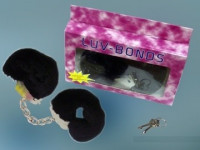 Металлические наручники с черным мехом H002B1F086A1-BXSC