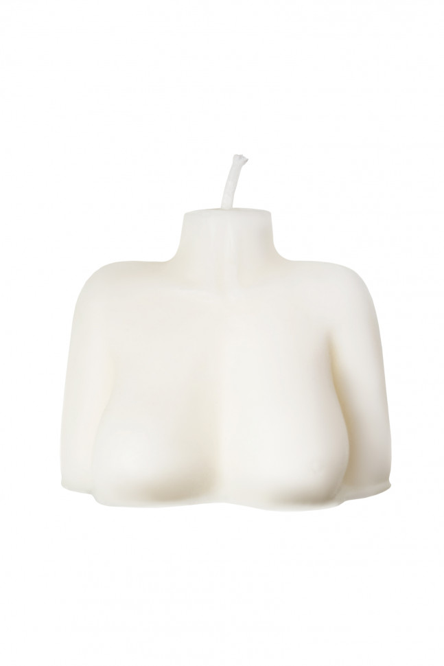 Свеча Pecado BDSM «Женский силуэт», белая, гр. 49