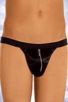 Стринги мужские на молнии SoftLine Collection, чёрный, S/L