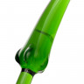 Нереалистичный фаллоимитатор Sexus Glass, стекло, зеленый, 13,5 см
