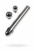 Анальный душ с тремя насадками, TOYFA Metal, серебристый