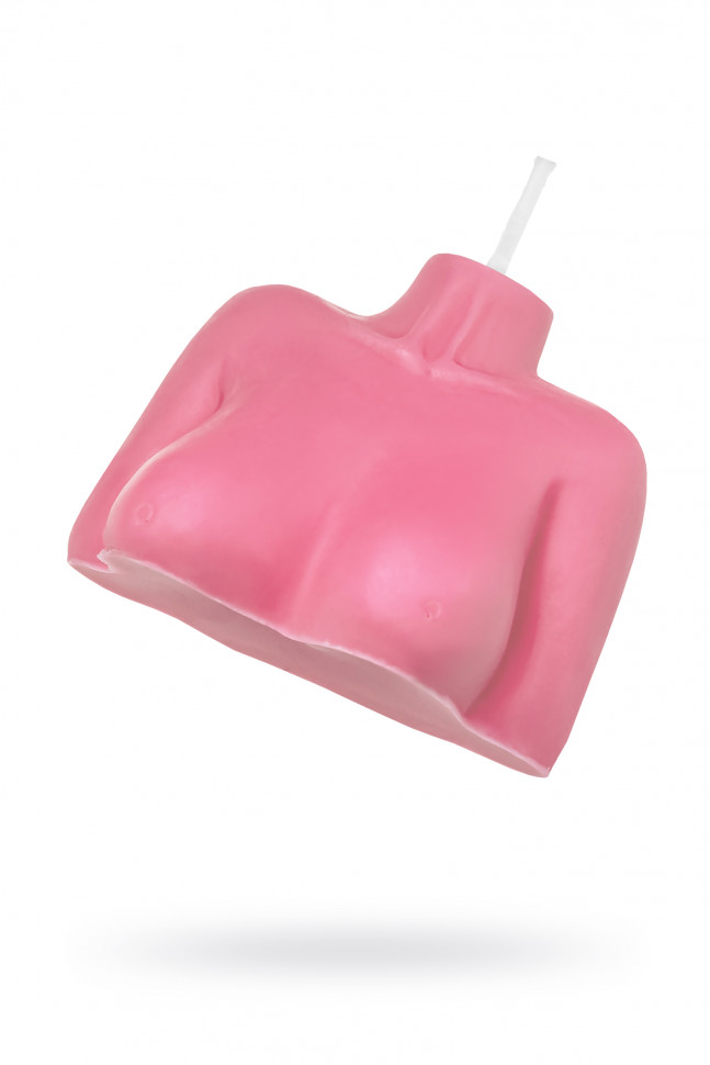 Свеча Pecado BDSM «Женский силуэт», розовая, гр. 49