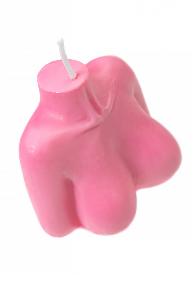Свеча Pecado BDSM «Женский силуэт», розовая, гр. 49