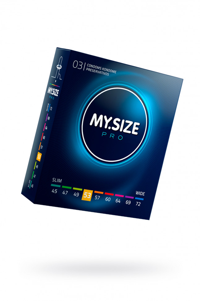 Презервативы  "MY.SIZE" №3 размер 53 (ширина 53mm)
