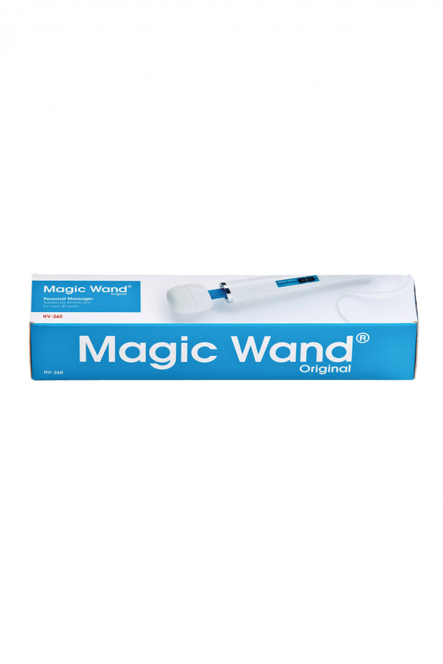Вибромассажер  Magic Wand Original HV-260, силикон, белый, 36 см