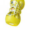 Мастурбатор нереалистичный, Smart Doubble, MensMax, TPE, желтый, 14,5 см