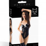 Боди Glossy Delilah из материала Wetlook, L