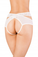 Эротические трусики Erolanta Lingerie Collection с высокой посадкой, с перекрестными кружевными поло