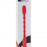 Анальный вибратор Black & Red by TOYFA, водонепроницаемый, ABS пластик, красный, 29 см, Ø 2,7 см