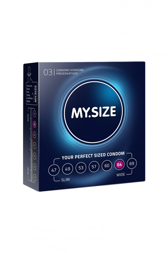 Презервативы  "MY.SIZE" №3 размер 64 (ширина 64mm)