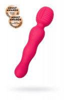 Двойной вибратор с подогревом JOS ALL-IN, силикон, розовый, 21 см