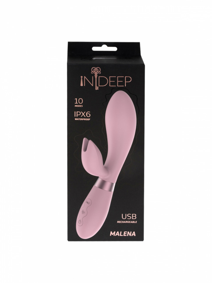 Перезаряжаемый вибратор Indeep Malena Pink 7701-05indeep