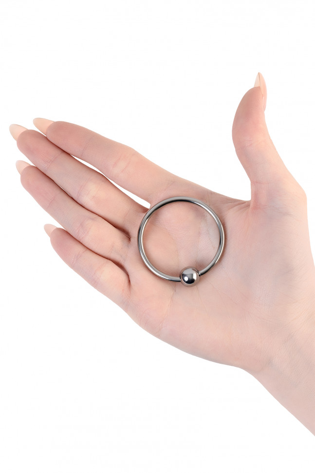Кольцо на пенис,TOYFA Metal, серебристое