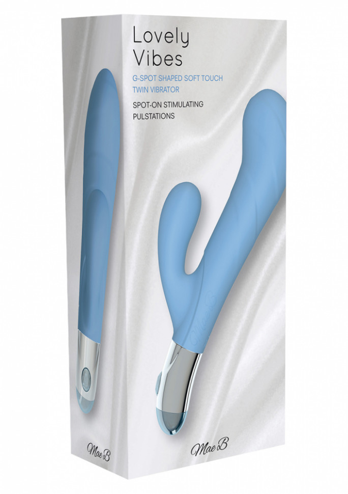 Вибратор LOVELY VIBES G-SPOT TWIN BLUE 10625LV
