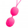 Вагинальные шарики Eromantica Blossom, силикон, фиолетовый, Ø 3,5  см