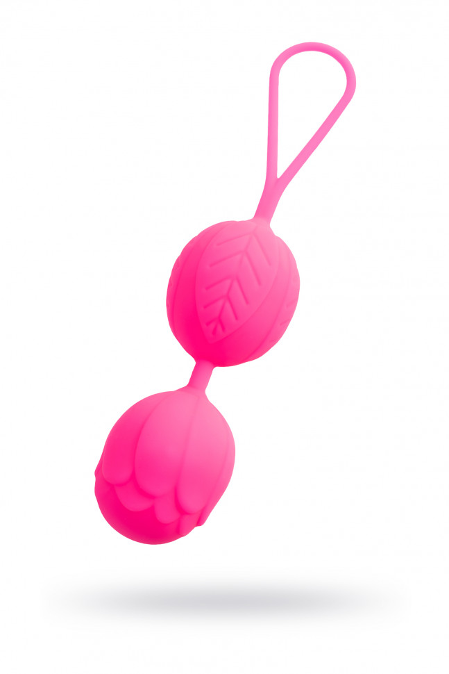 Вагинальные шарики Eromantica Blossom, силикон, фиолетовый, Ø 3,5  см
