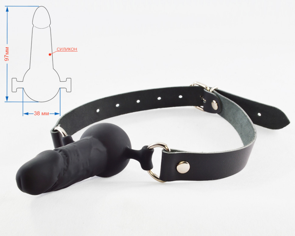 Кляп-шар с Фаллосом 3149-1