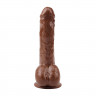 Вибратор JEFF STRYKER 8.9" Vibrating Dildo Brown CN-111811919