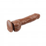Вибратор JEFF STRYKER 8.9" Vibrating Dildo Brown CN-111811919