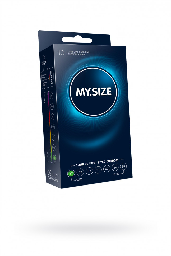 Презервативы  "MY.SIZE" №10 размер 47 (ширина 47mm)