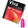 Презервативы VIVA Цветные ароматизированные 3 шт, латекс, 18,5 см